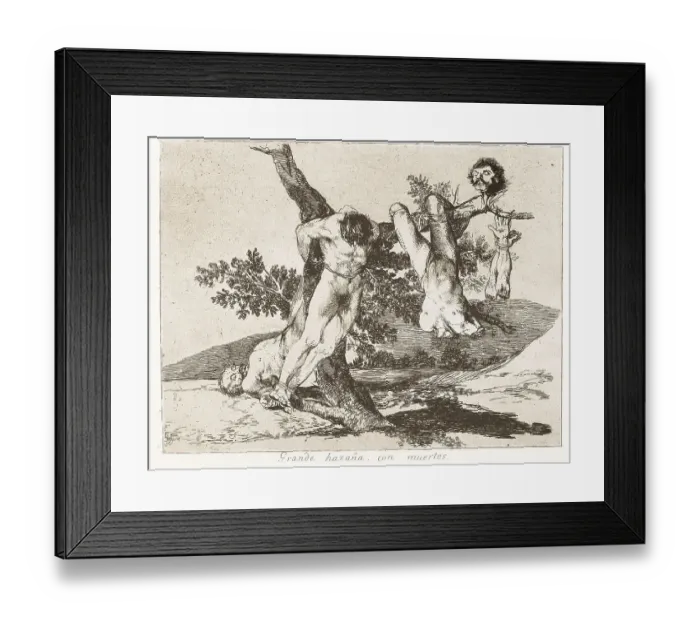 Framed Print : A heroic feat! With dead men! Framed Print : A heroic feat! With dead men!