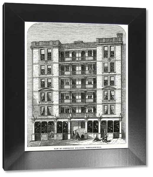 Corporation buildings, Farringdon Road 1866