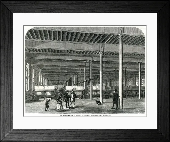 Framed Print : Allsopp's pale-ale brewery 1867 Framed Print : Allsopp's pale-ale brewery 1867