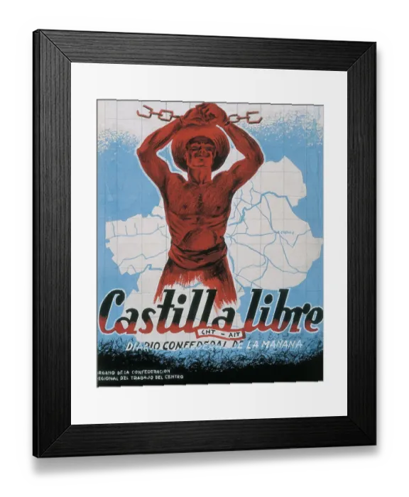 Framed Print : Spain. Civil War. Castilla Libre (Free Castile) Framed Print : Spain. Civil War. Castilla Libre (Free Castile)