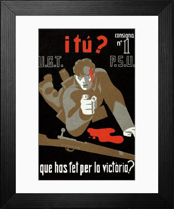 Framed Print : SPAIN. CIVIL WAR Framed Print : SPAIN. CIVIL WAR