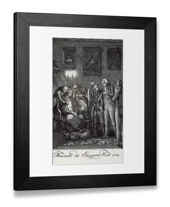 Framed Print : FREDERICK II the Great (1712-1786) Framed Print : FREDERICK II the Great (1712-1786)