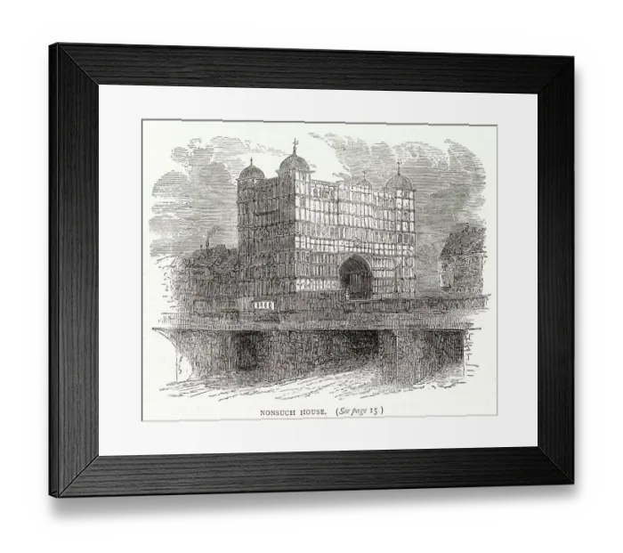 Framed Print : Nonsuch House on London Bridge Framed Print : Nonsuch House on London Bridge