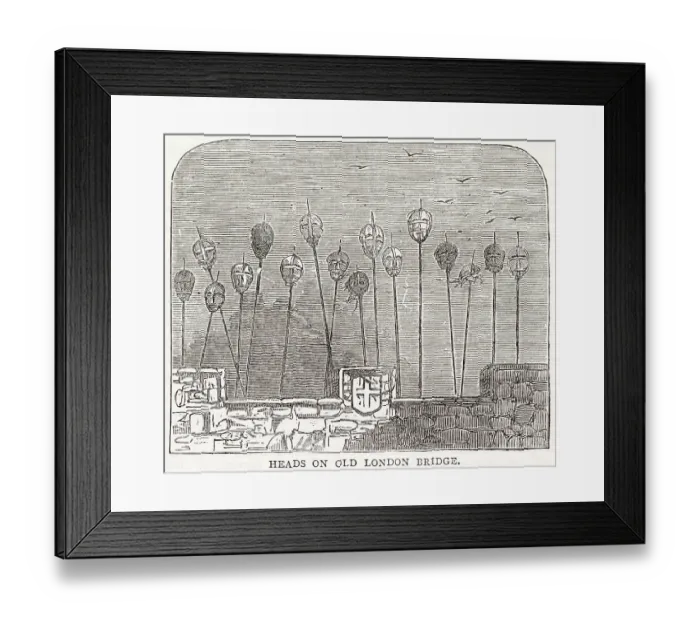 Framed Print : Head on Old London Bridge Framed Print : Head on Old London Bridge