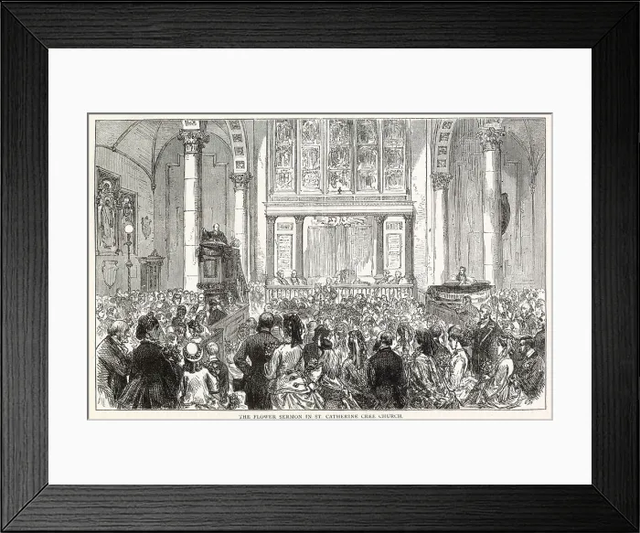 Framed Print : Interior of St Katharine Cree Church, Leadenhall Street, Aldgate, London Framed Print : Interior of St Katharine Cree Church, Leadenhall Street, Aldgate, London