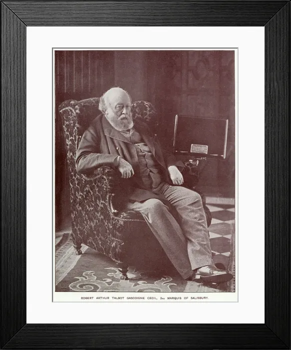 Framed Print : Robert Gascoyne-Cecil, 3rd Marquess of Salisbury Framed Print : Robert Gascoyne-Cecil, 3rd Marquess of Salisbury