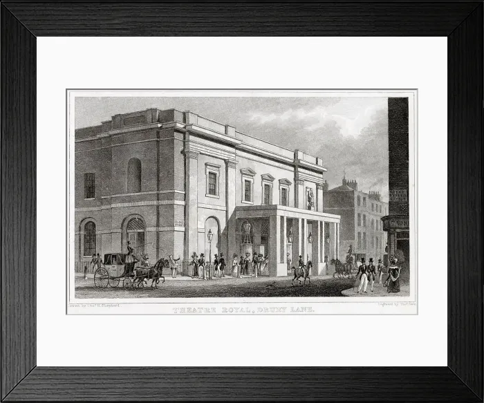 Framed Print : Theatre Royal, Drury Lane Framed Print : Theatre Royal, Drury Lane