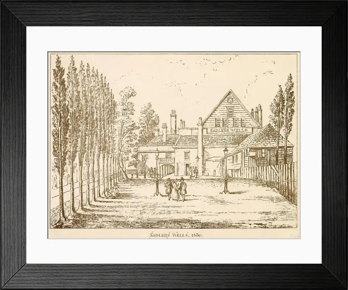 Framed Print : Sadlers Wells, Theatre, London Framed Print : Sadlers Wells, Theatre, London
