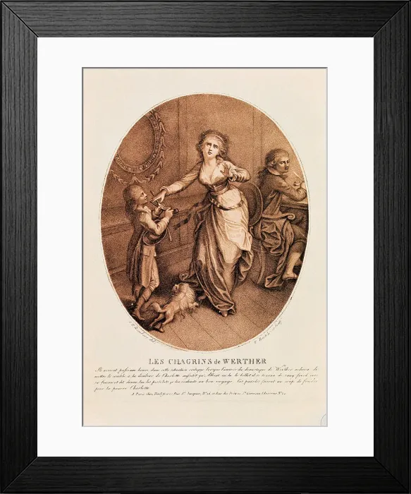 Framed Print : GOETHE, Johann Wolfgang von (1749-1832) Framed Print : GOETHE, Johann Wolfgang von (1749-1832)