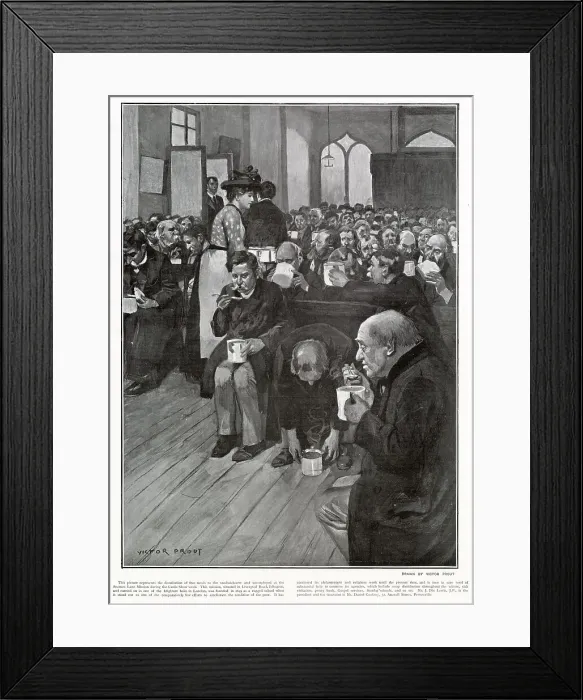 Framed Print : Sermon Lane Mission, Islington 1903 Framed Print : Sermon Lane Mission, Islington 1903