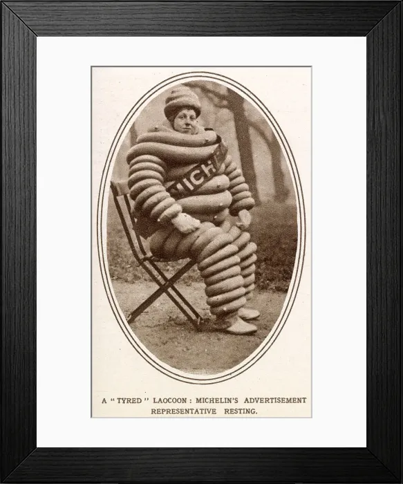 Framed Print : Poster Pageant - Advert for Michelin Tyres 1920 Framed Print : Poster Pageant - Advert for Michelin Tyres 1920