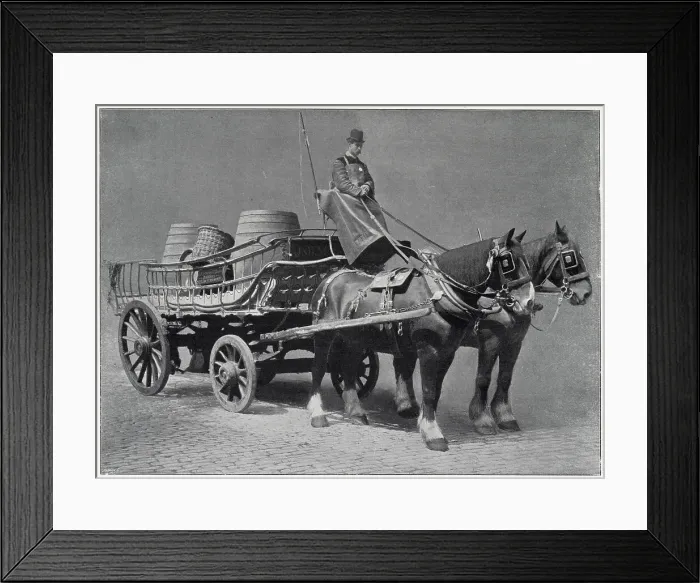 Framed Print : J & W Nicholson & Co Distillers - Transport 1899 Framed Print : J & W Nicholson & Co Distillers - Transport 1899