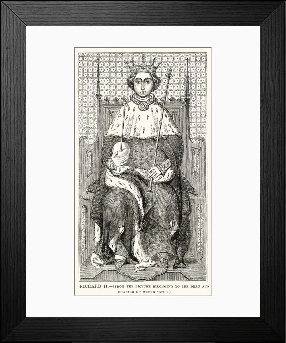 Framed Print : Richard II of England Framed Print : Richard II of England