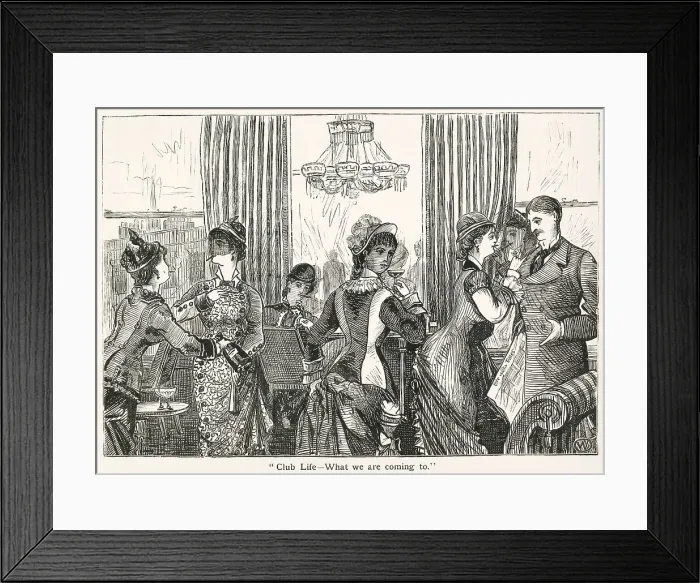 Framed Print : Club Life - What we are coming to Framed Print : Club Life - What we are coming to