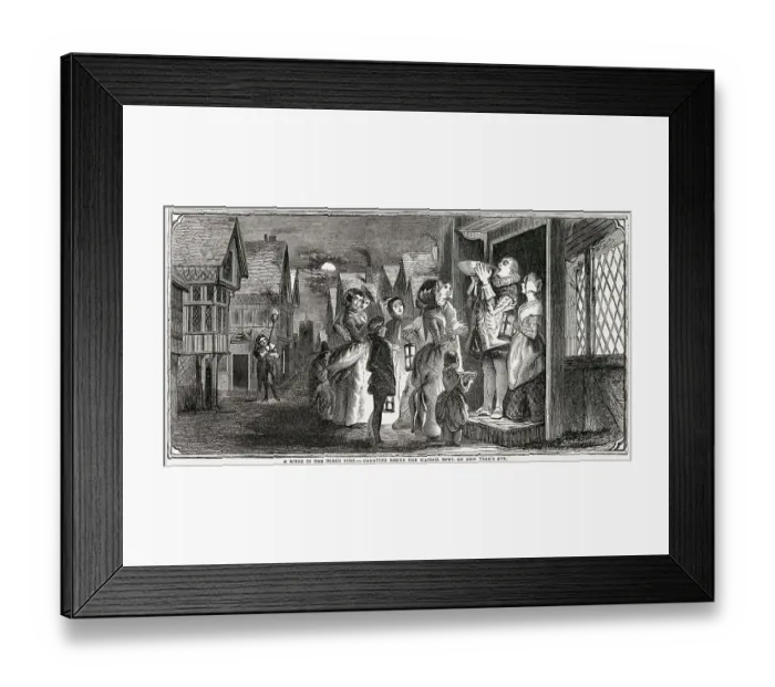 Framed Print : Wassail Bowl on New Years Eve Framed Print : Wassail Bowl on New Years Eve