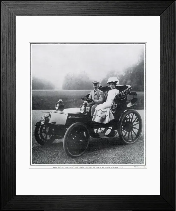 Framed Print : King Victor Emmanuel and Queen Helene Framed Print : King Victor Emmanuel and Queen Helene