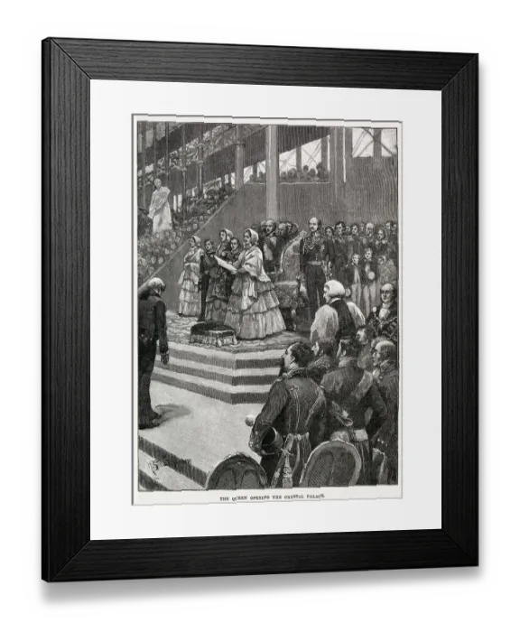 Framed Print : Opening of the Crystal Palace, at Sydenham Framed Print : Opening of the Crystal Palace, at Sydenham