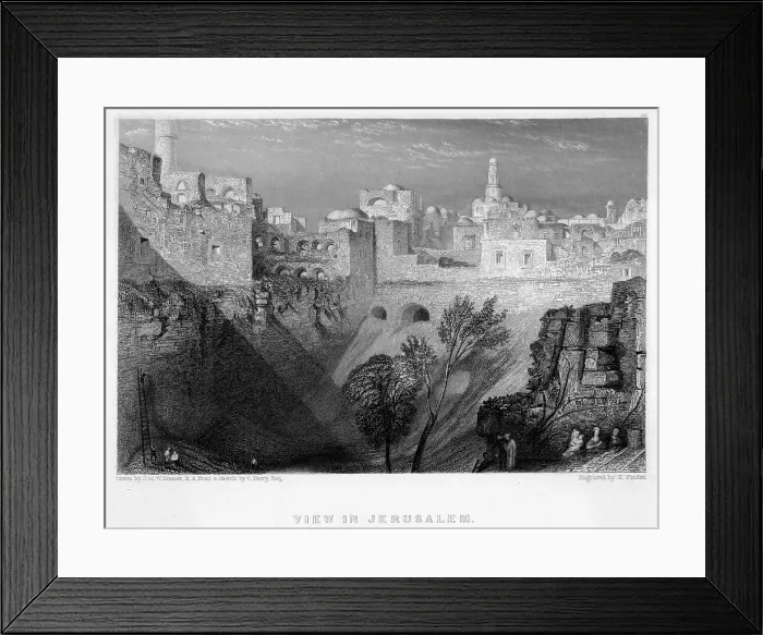 Framed Print : ISRAEL JERUSALEM Framed Print : ISRAEL JERUSALEM