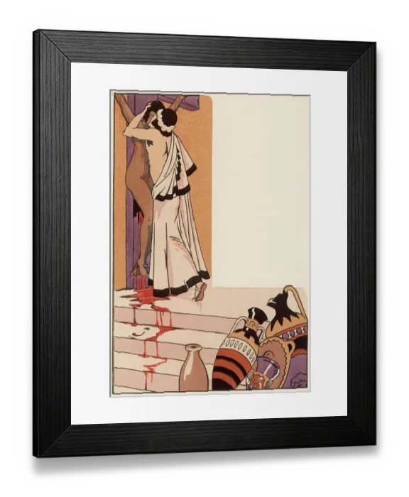 Framed Print : Crucifixion kiss Framed Print : Crucifixion kiss