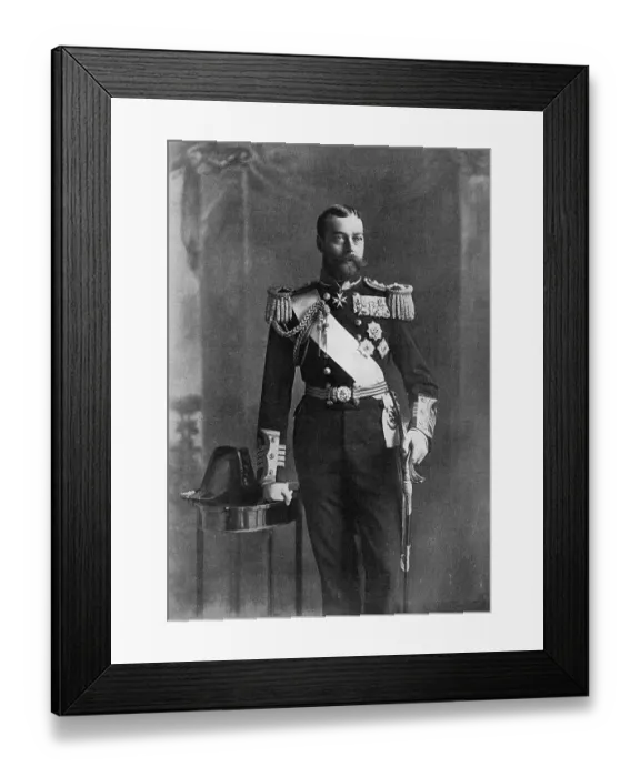 Framed Print : George V (1865 - 1936), King of Great Britain and Northern Ireland Framed Print : George V (1865 - 1936), King of Great Britain and Northern Ireland