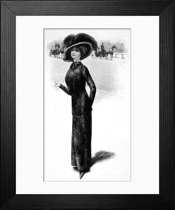 Framed Print : National Mourning 1910 Framed Print : National Mourning 1910