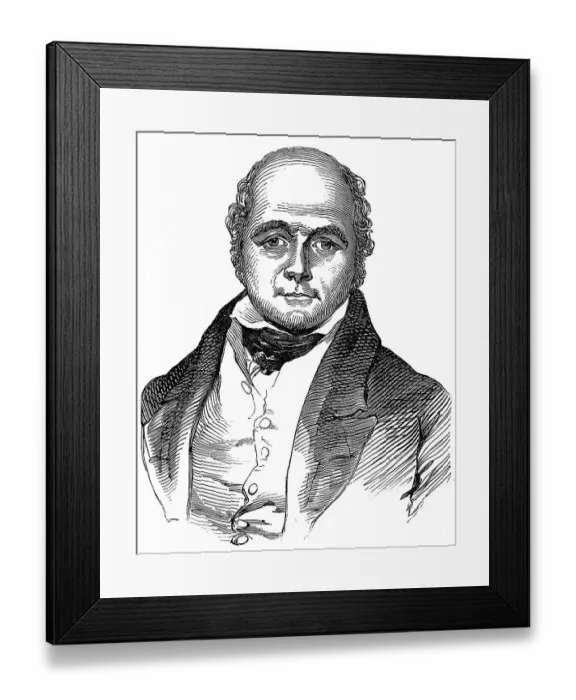 Framed Print : Captain Sir John Franklin Framed Print : Captain Sir John Franklin