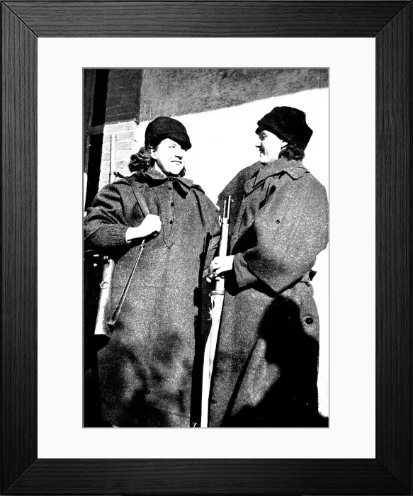Framed Print : Women of the Republican Militia; Spanish Civil War 1936 Framed Print : Women of the Republican Militia; Spanish Civil War 1936
