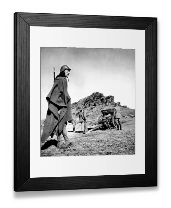 Framed Print : Nationalist Artillery in Southern Spain; Spanish Civil War Framed Print : Nationalist Artillery in Southern Spain; Spanish Civil War