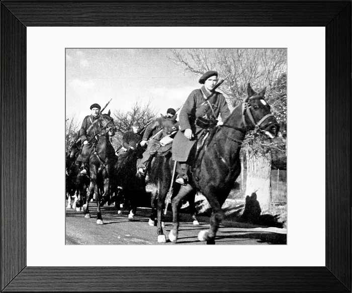Framed Print : Hungarian Cavalry of the International Brigade; Spanish Civi Framed Print : Hungarian Cavalry of the International Brigade; Spanish Civi