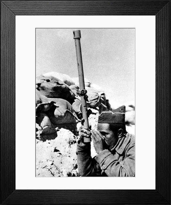 Framed Print : Soldier of the Abraham Lincoln Battalion; Spanish Civil War Framed Print : Soldier of the Abraham Lincoln Battalion; Spanish Civil War