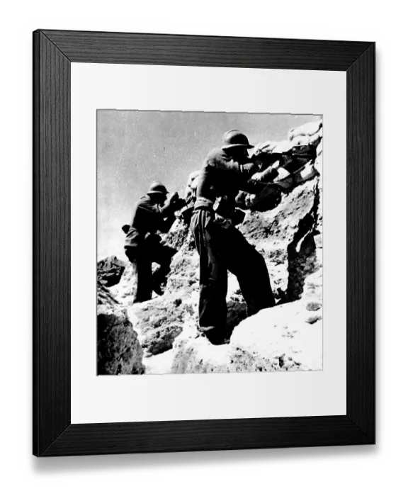 Framed Print : Soldiers of the International Brigade; Spanish Civil War, 19 Framed Print : Soldiers of the International Brigade; Spanish Civil War, 19