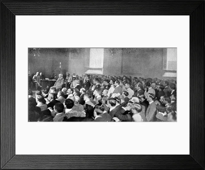 Framed Print : The Ferrer trial in Barcelona Framed Print : The Ferrer trial in Barcelona