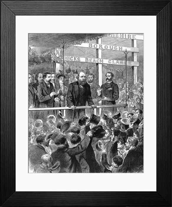 Framed Print : The Marquis of Salisbury addressing the Conservative Associa Framed Print : The Marquis of Salisbury addressing the Conservative Associa