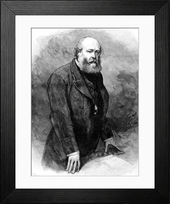 Framed Print : The Marquis of Salisbury addressing the House of Lords 1889 Framed Print : The Marquis of Salisbury addressing the House of Lords 1889