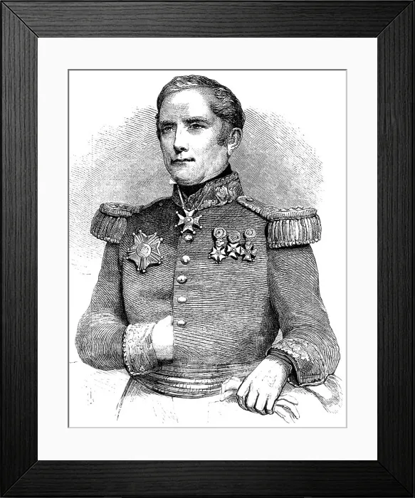 Framed Print : Admiral Armand Bruat Framed Print : Admiral Armand Bruat