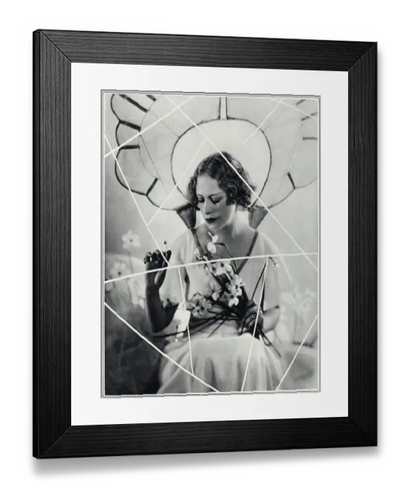 Framed Print : A Madame Yevonde portrait of Miss Meum Stewart Framed Print : A Madame Yevonde portrait of Miss Meum Stewart