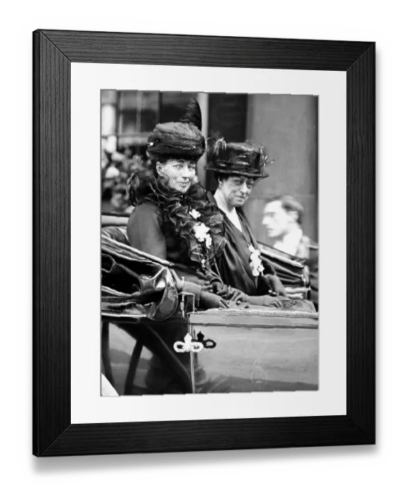 Framed Print : Queen Alexandra and Princess Victoria Framed Print : Queen Alexandra and Princess Victoria