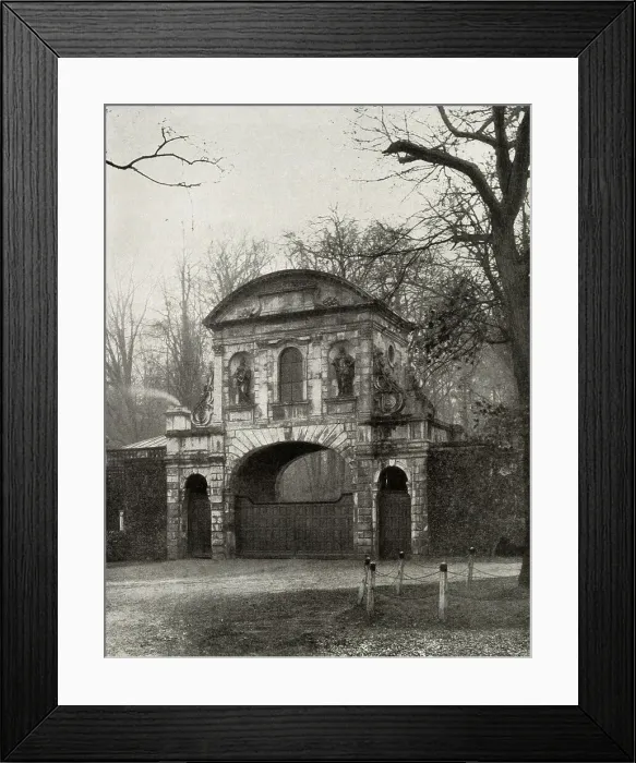 Framed Print : Temple Bar at Theobald's Park. The Temple Bar had stood in Fleet Street, London, but was pulled down in 1878 and rebuilt in Waltham Cross. Later in 2004 it will return to London and be rebuilt at Paternoster Square near to St Framed Print : Temple Bar at Theobald's Park. The Temple Bar had stood in Fleet Street, London, but was pulled down in 1878 and rebuilt in Waltham Cross. Later in 2004 it will return to London and be rebuilt at Paternoster Square near to St