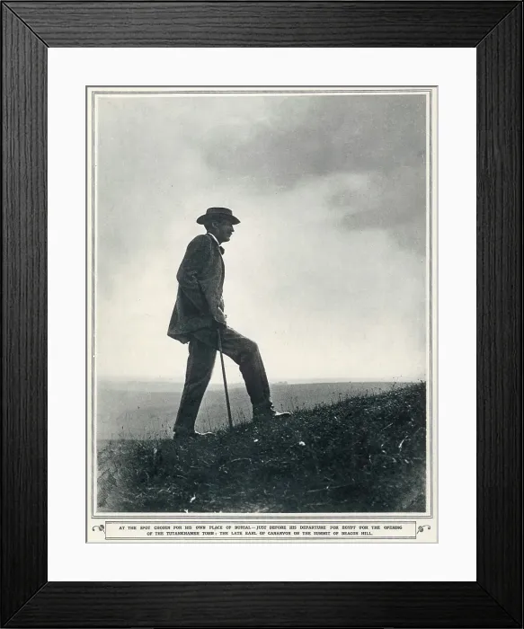 Framed Print : George Herbert 5th Earl Carnarvon C1922 Iln Import Framed Print : George Herbert 5th Earl Carnarvon C1922 Iln Import