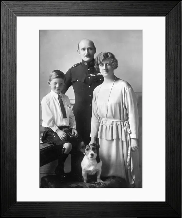 Framed Print : Prince Arthur of Connaught with his family Framed Print : Prince Arthur of Connaught with his family