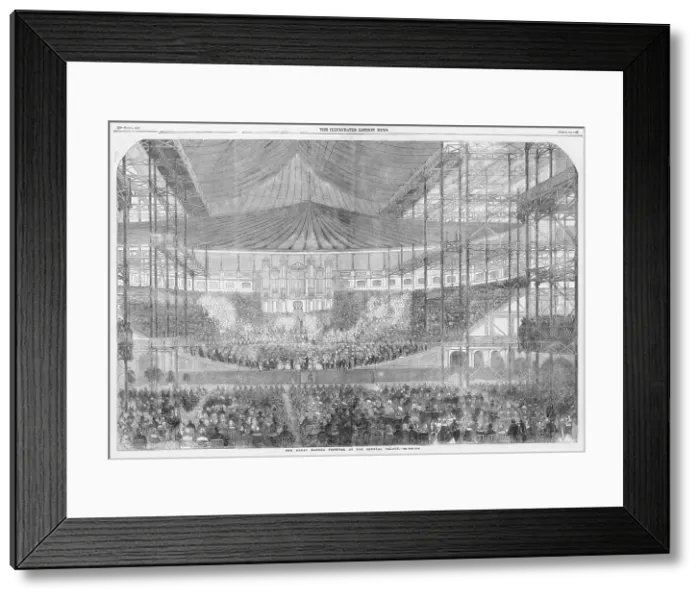 Framed Print : The Great Handel Festival at the Crystal Palace Framed Print : The Great Handel Festival at the Crystal Palace