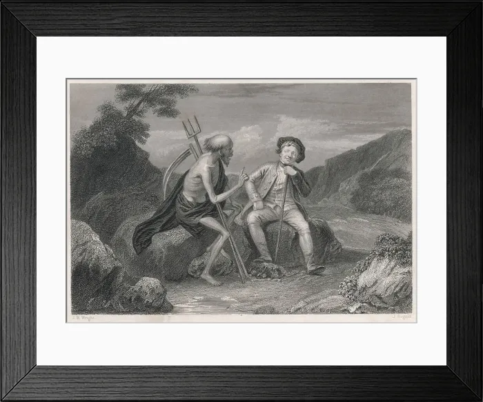 Framed Print : Burns Dr Hornbrook Hornbook Books Poems 1785 Framed Print : Burns Dr Hornbrook Hornbook Books Poems 1785