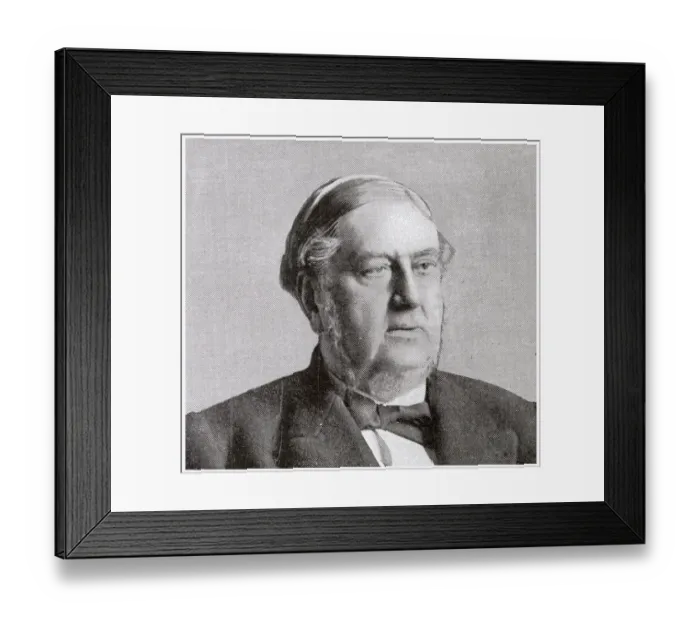Framed Print : Sir William George Granville Venables Vernon Harcourt (1827 - 1904), British lawyer, journalist and Liberal statesman. Date: 1903 Framed Print : Sir William George Granville Venables Vernon Harcourt (1827 - 1904), British lawyer, journalist and Liberal statesman. Date: 1903