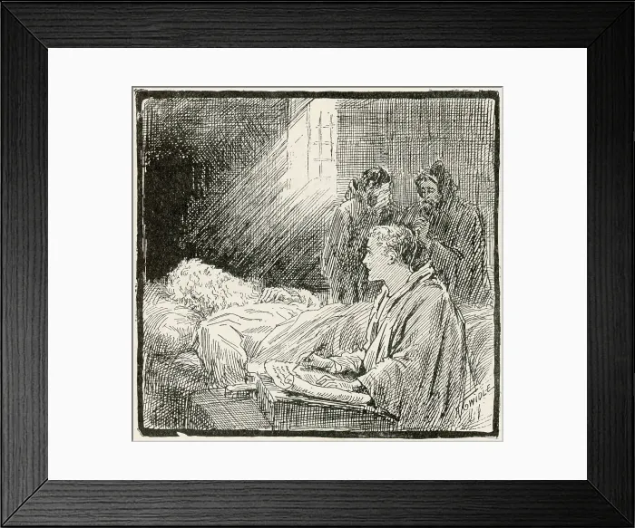 Framed Print : The Death of the Venerable Bede Framed Print : The Death of the Venerable Bede
