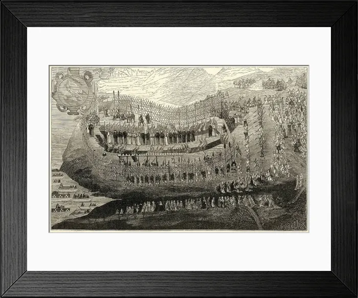 Framed Print : The great martyrdom of Nagasaki Framed Print : The great martyrdom of Nagasaki