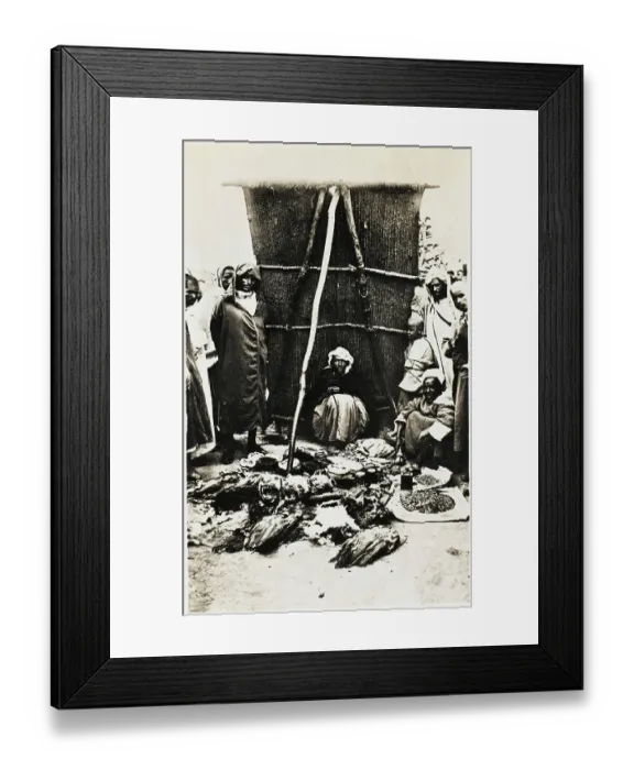 Framed Print : Morocco - Chemist with his stall Framed Print : Morocco - Chemist with his stall