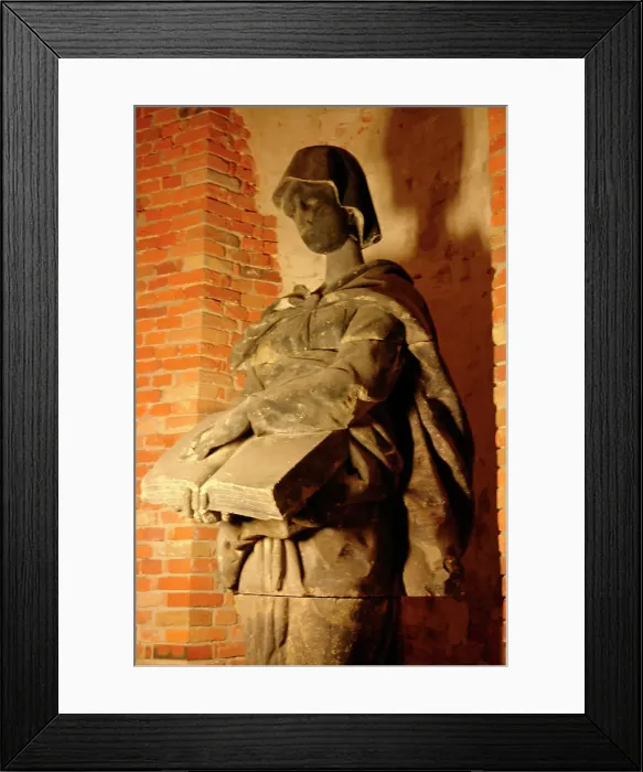 Framed Print : Stone statue, Die Wahrheit, Berlin, Germany Framed Print : Stone statue, Die Wahrheit, Berlin, Germany