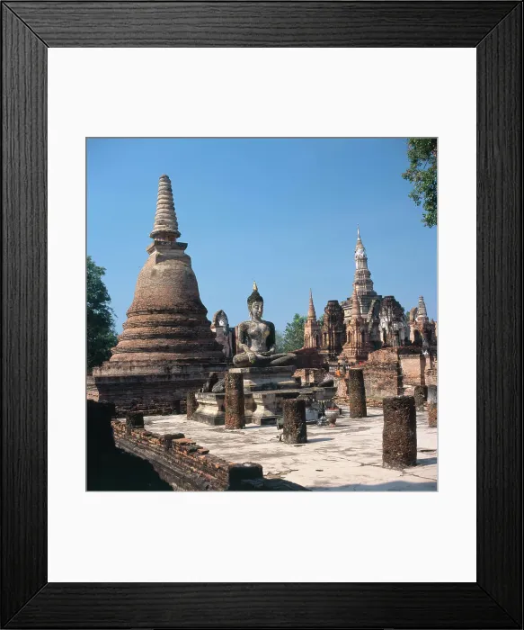 Framed Print : Wat Mahathat, Old Sukhothai, Thailand Framed Print : Wat Mahathat, Old Sukhothai, Thailand