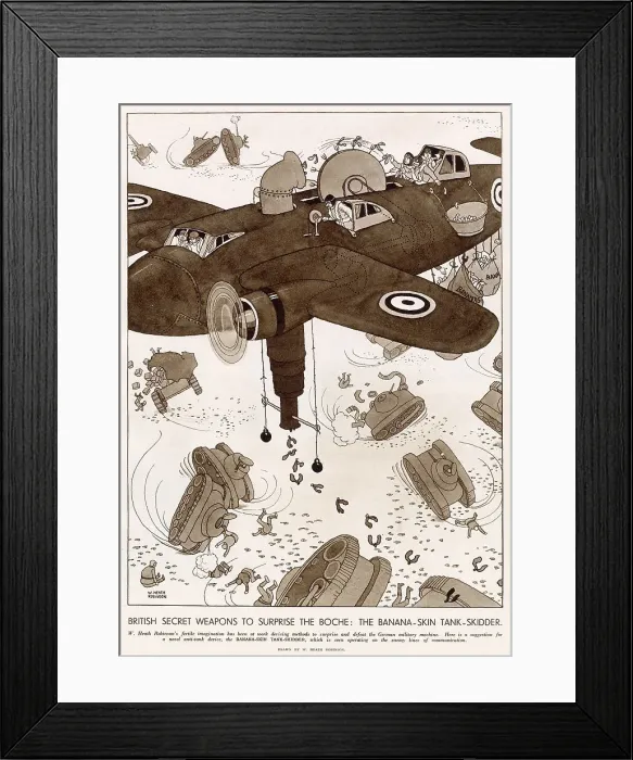 Framed Print : British Secret Weapons to Surprise the Boche