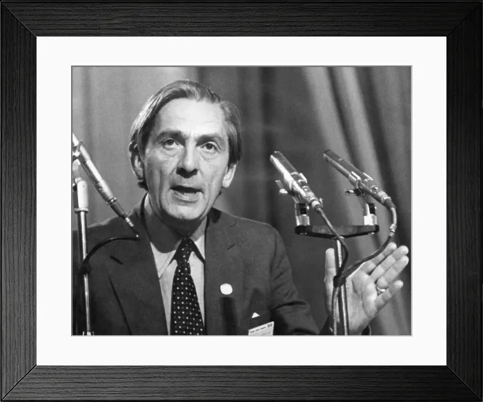 Framed Print : Len Murray, Labour politician and trade union leader Framed Print : Len Murray, Labour politician and trade union leader